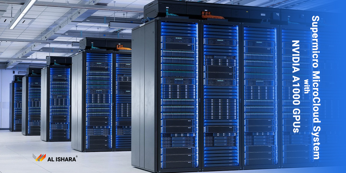 Supermicro MicroCloud System with NVIDIA A1000 GPUs